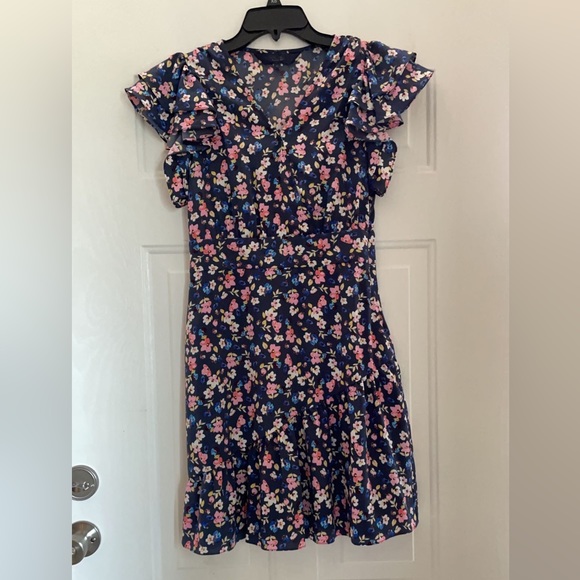 Dresses & Skirts - Size 2 navy dress with colorful flowers